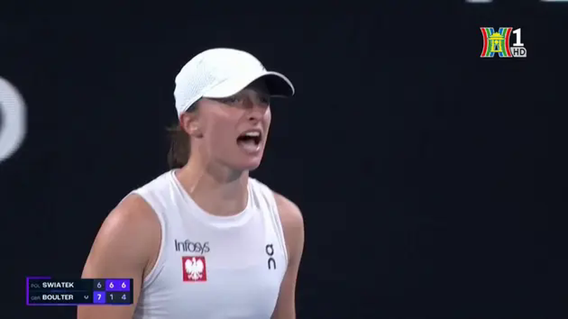 Tứ kết United Cup 2025: Iga Swiatek đánh bại Katie Boulter