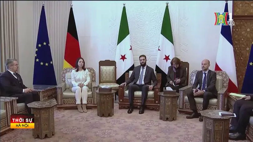 Ngoại trưởng Đức, Pháp gặp lãnh đạo mới của Syria