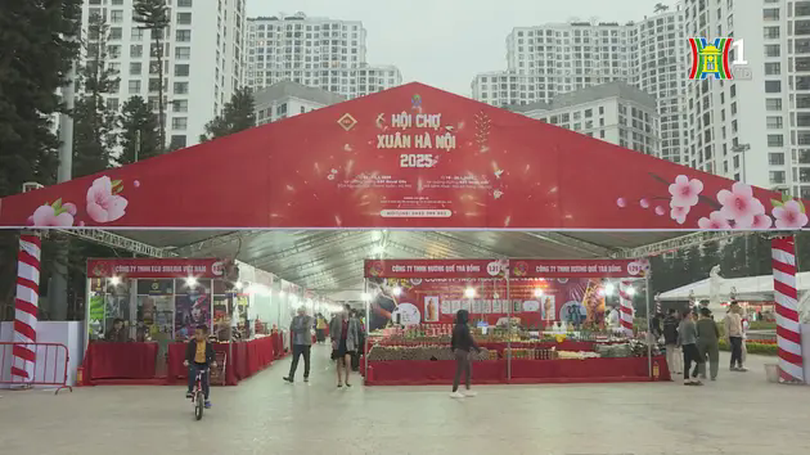 Hơn 100 gian hàng tham dự Hội chợ Xuân Hà Nội 2025