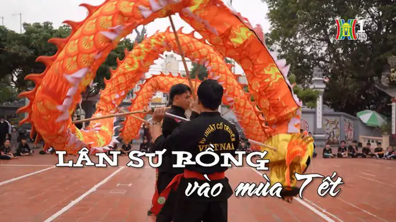 Lân sư rồng vào mùa Tết | Nhịp sống Hà Nội | 11/01/2025
