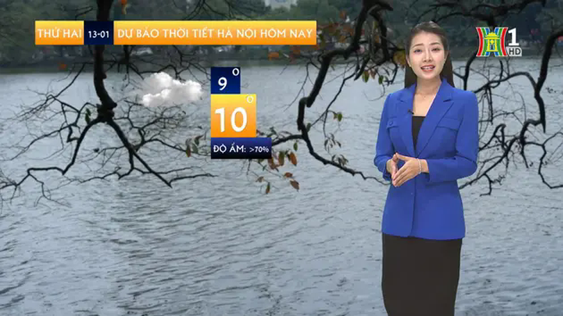 Dự báo thời tiết | 13/01/2025