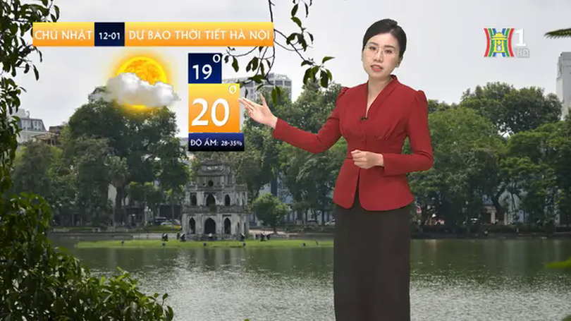 Dự báo thời tiết chiều | 12/01/2025
