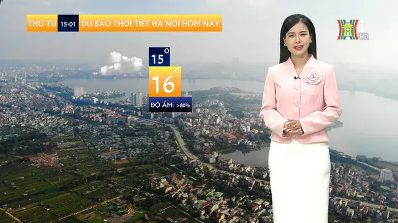 Dự báo thời tiết | 15/01/2025