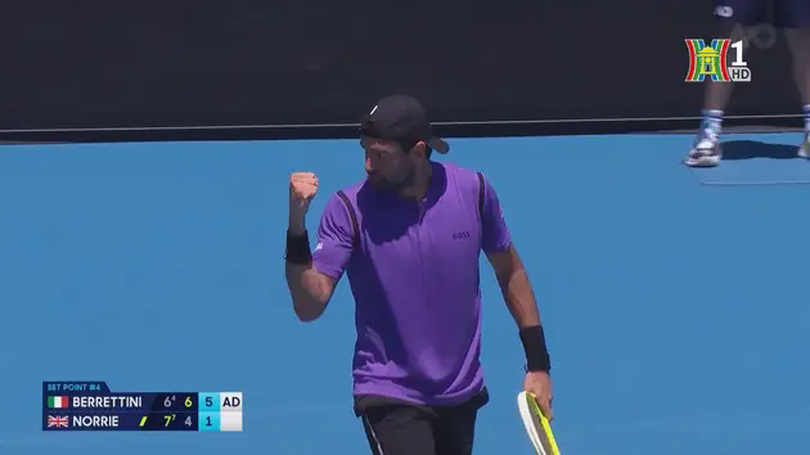 Matteo Berrettini tiến vào vòng 2 Australian Open 2025