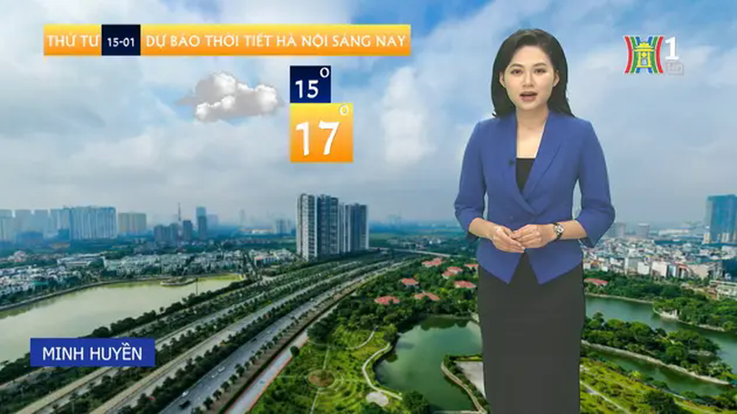 Dự báo thời tiết trưa | 15/01/2025