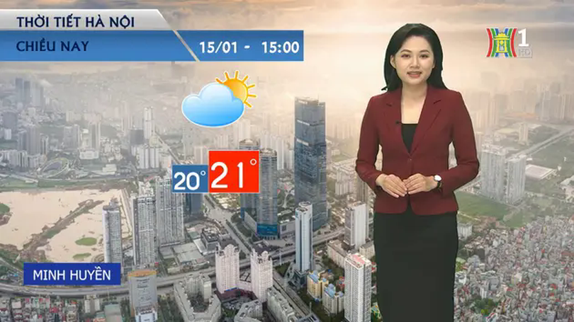 Dự báo thời tiết chiều | 1̀̀5/01/2025