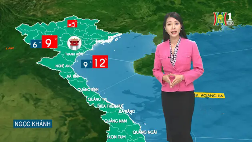 Dự báo thời tiết tối | 16/01/2025