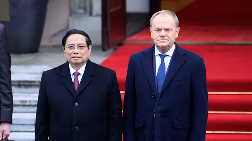 Thủ tướng Ba Lan chủ trì lễ đón Thủ tướng Phạm Minh Chính