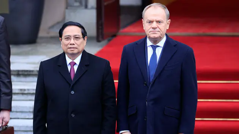Thủ tướng Phạm Minh Chính hội đàm với Thủ tướng Ba Lan