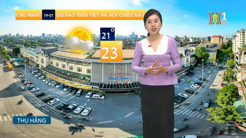 Dự báo thời tiết chiều | 19/01/2025
