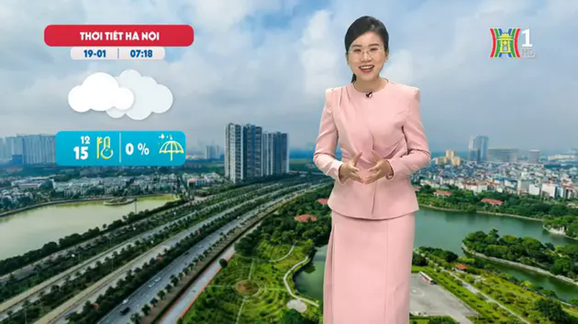 Dự báo thời tiết trưa | 19/01/2025