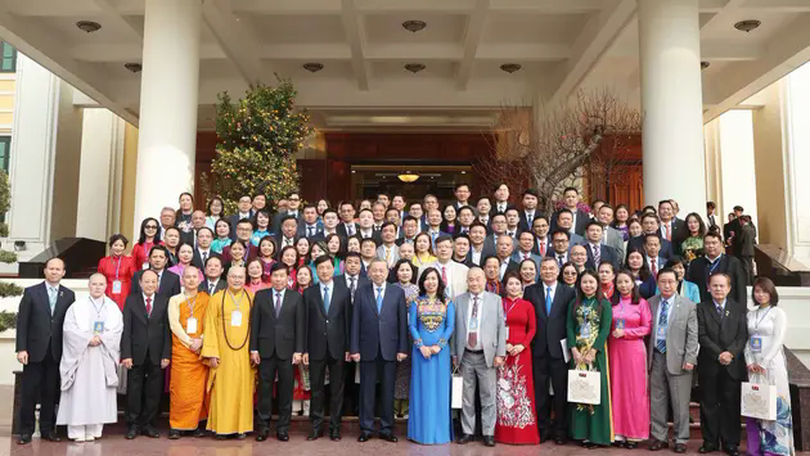 Tổng Bí thư tiếp đoàn kiều bào tiêu biểu dự 'Xuân Quê hương 2025'