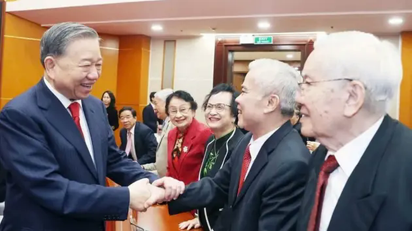 Tổng Bí thư dự gặp mặt kỷ niệm 95 năm Ngày thành lập Đảng