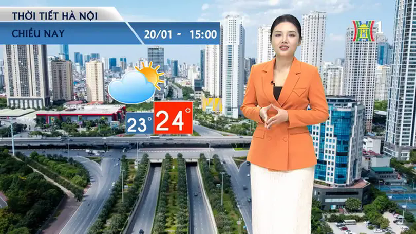 Dự báo thời tiết chiều | 20/01/2025