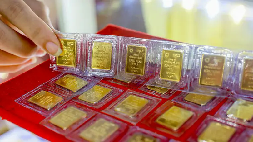 Giá vàng trong nước giảm 200.000 đồng/lượng