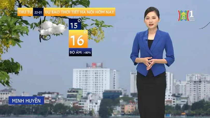 Dự báo thời tiết | 22/01/2025