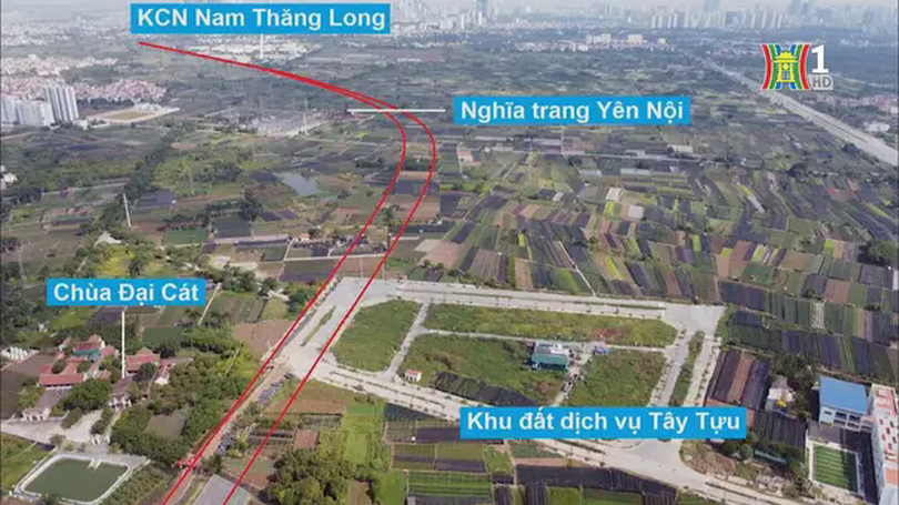 Bắc Từ Liêm xây dựng hạ tầng khu đất dịch vụ 9ha