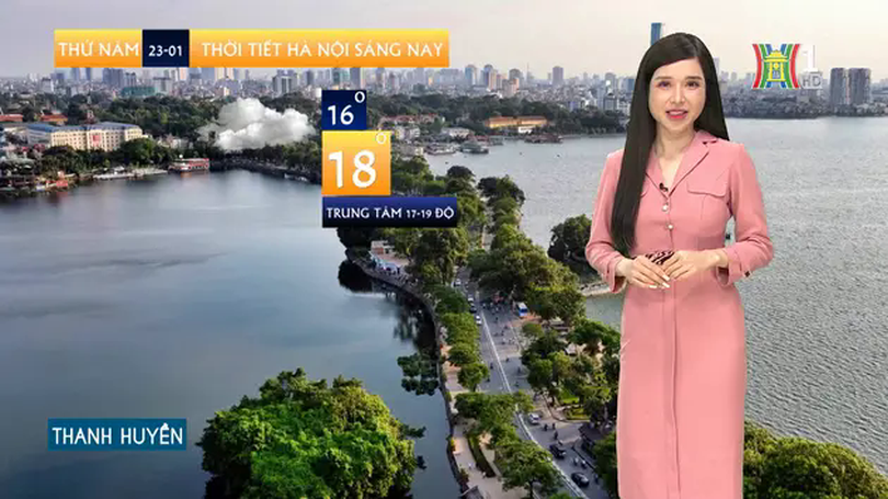 Dự báo thời tiết trưa | 23/01/2025