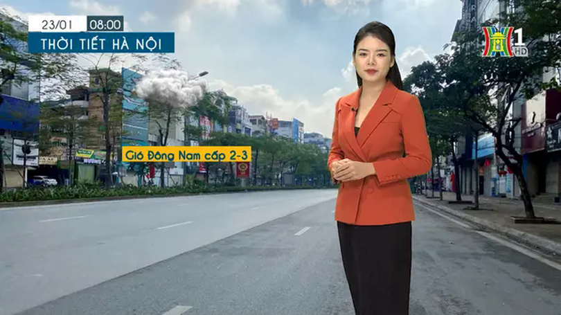Dự báo thời tiết tối | 23/01/2025