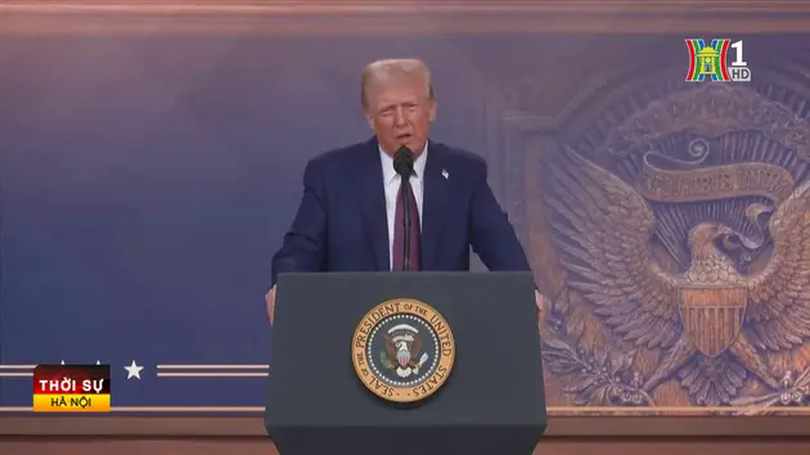 Ông Trump đe dọa thuế quan mới với EU tại Davos 2025