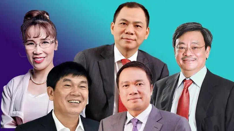 Việt Nam chỉ còn 5 tỷ phú USD