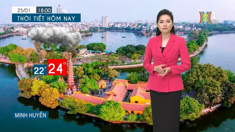 Dự báo thời tiết tối | 25/01/2025