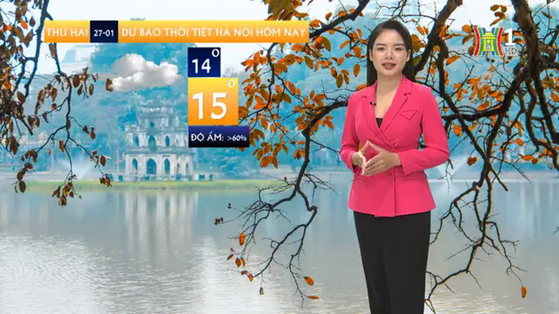 Dự báo thời tiết | 27/01/2025