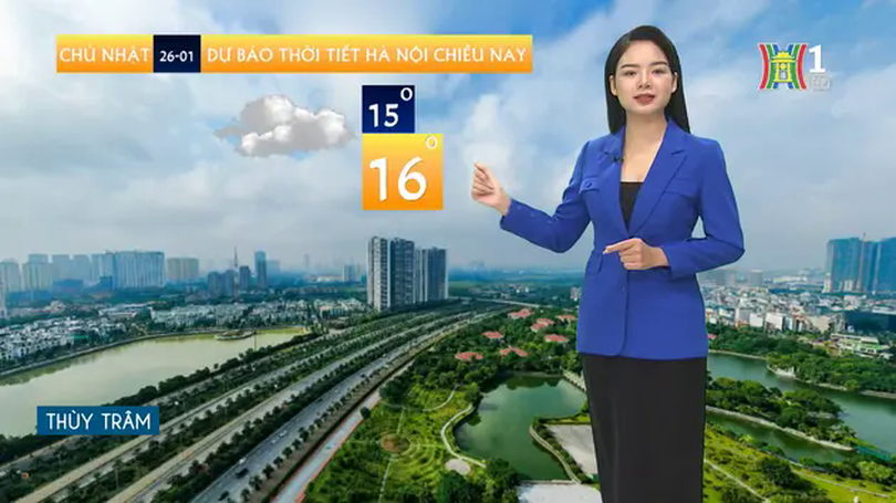 Dự báo thời tiết chiều | 26/01/2025