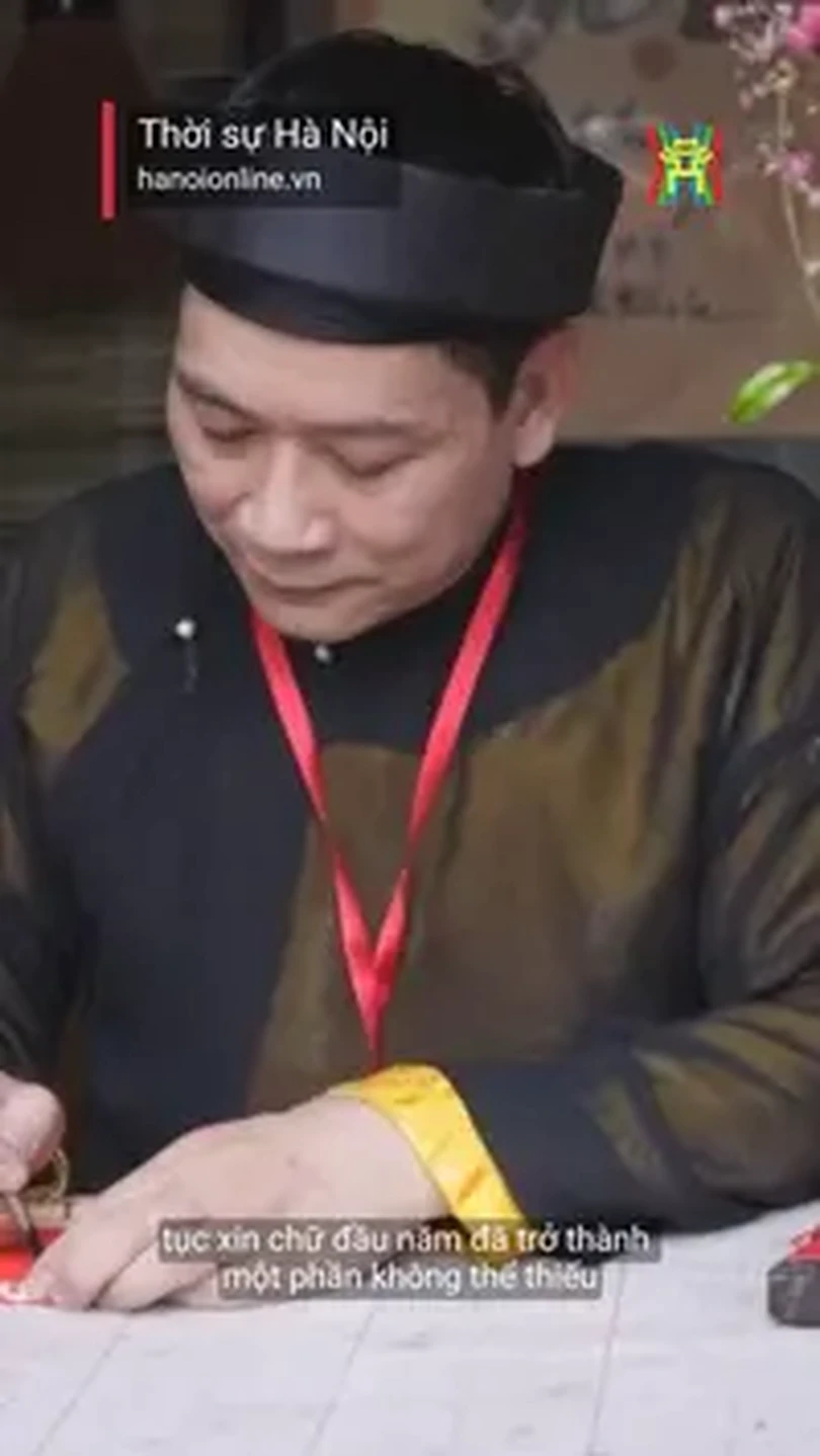 Xin chữ mong một năm mới bình an