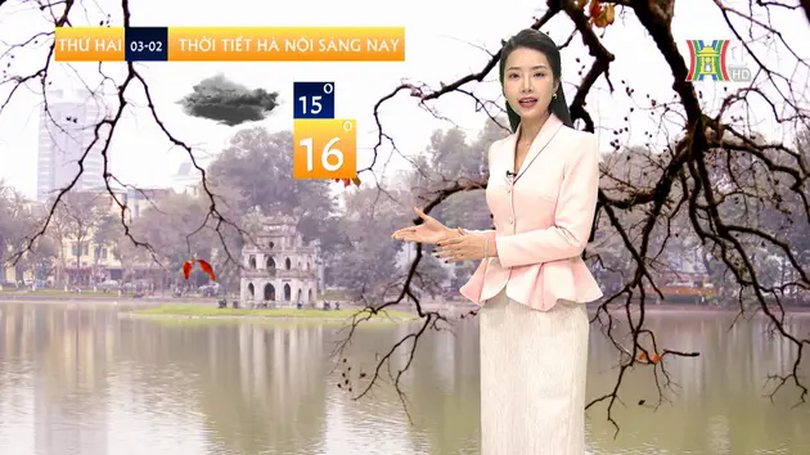 Dự báo thời tiết trưa | 03/02/2025