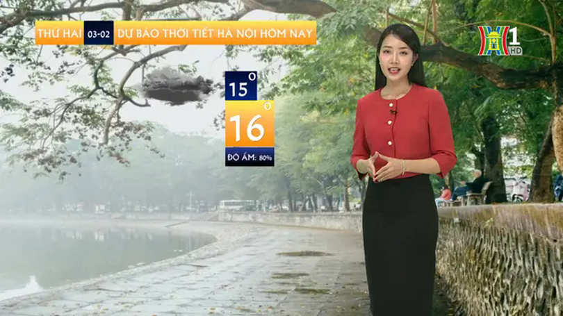 Dự báo thời tiết | 03/02/2025