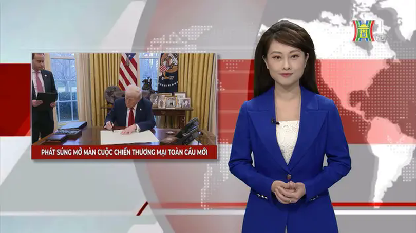 Phát súng mở màn cuộc chiến thương mại toàn cầu mới | Nhìn ra thế giới | 03/02/2025