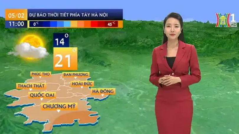 Dự báo thời tiết | 05/02/2025
