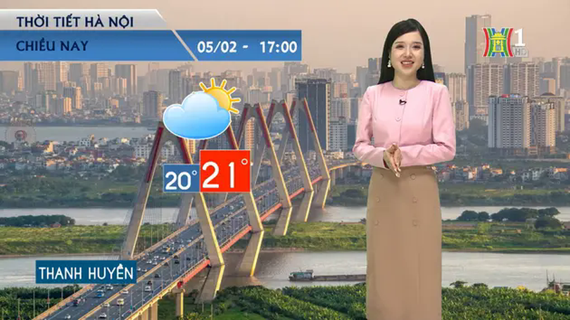 Dự báo thời tiết chiều | 05/02/2025