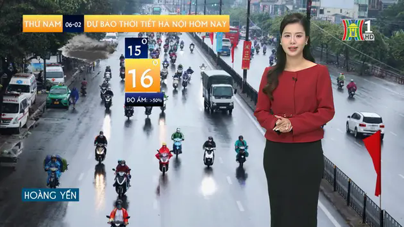 Dự báo thời tiết | 06/02/2025