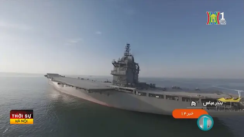 Iran ra mắt tàu sân bay không người lái đầu tiên