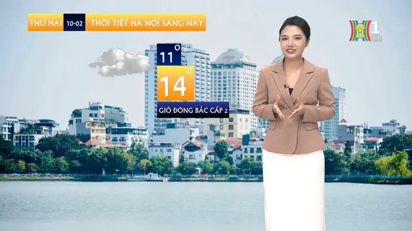 Dự báo thời tiết trưa | 10/02/2025