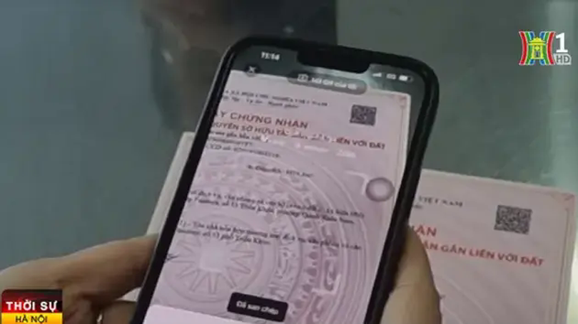 Hà Nội cấp 11.000 sổ đỏ gắn mã QR đầu năm 2025