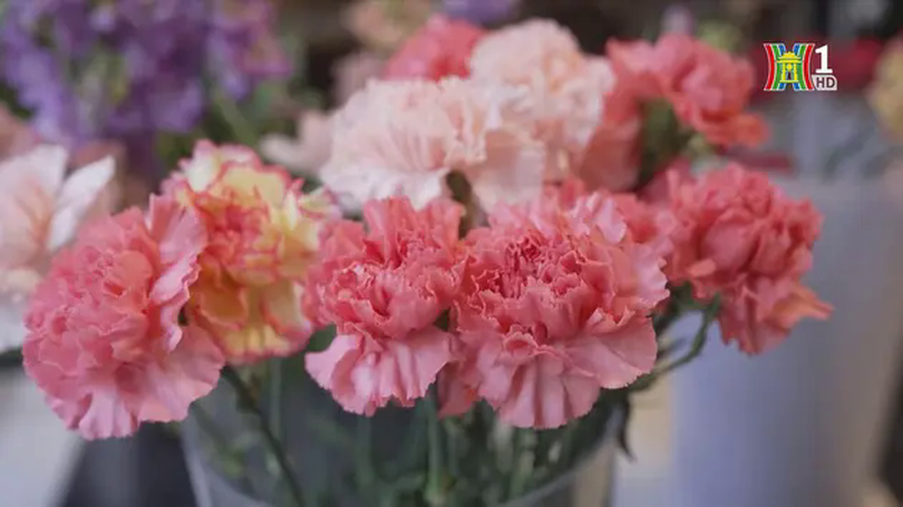 Hương vị Valentine ở cửa hàng hoa ăn được tại Pháp