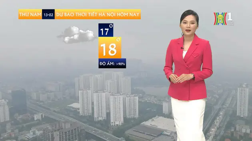 Dự báo thời tiết | 13/02/2025