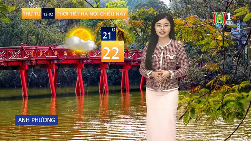 Dự báo thời tiết chiều | 12/02/2025