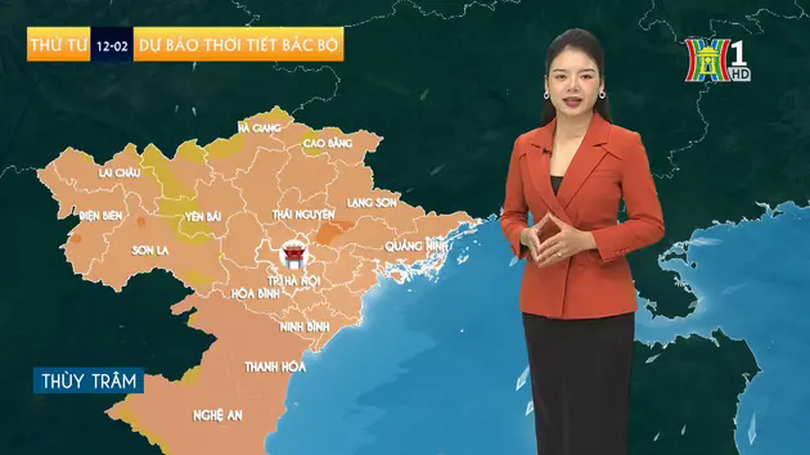 Dự báo thời tiết | 12/02/2025