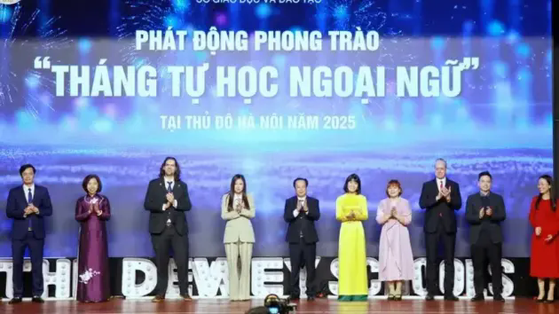 'Tháng tự học ngoại ngữ' của học sinh Hà Nội