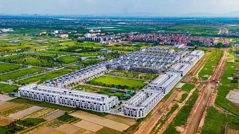 Mê Linh xây dựng hạ tầng 10 dự án đất dịch vụ