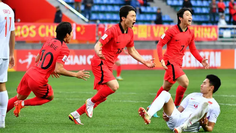 U20 Nhật Bản và Hàn Quốc vào tứ kết U20 châu Á