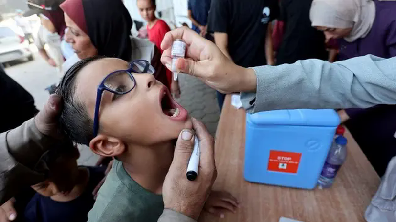 WHO nối lại chương trình tiêm chủng cho trẻ em Gaza
