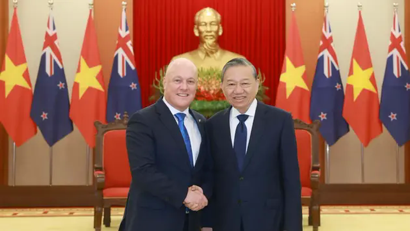 Tổng Bí thư Tô Lâm tiếp Thủ tướng New Zealand