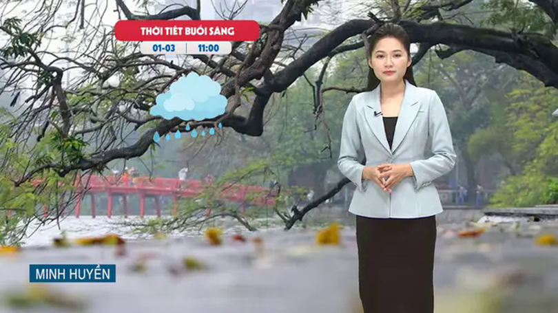 Dự báo thời tiết trưa | 01/03/2025