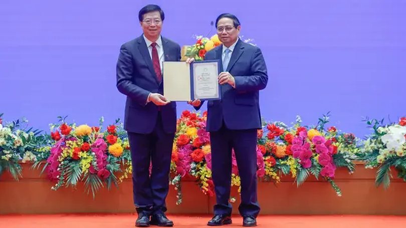 Thủ tướng Phạm Minh Chính nhận danh hiệu 'Giáo sư danh dự'