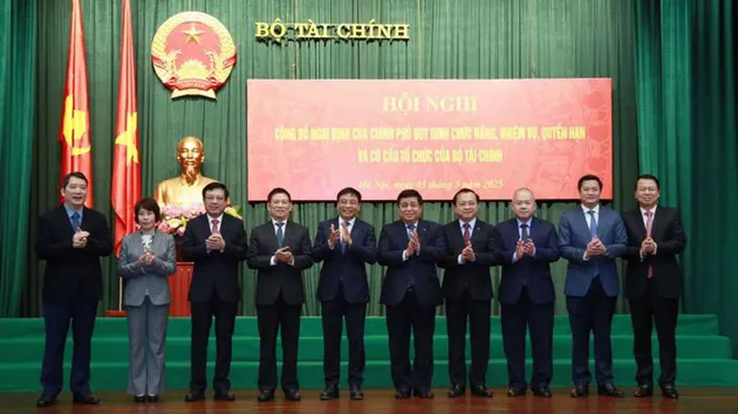 Bộ Tài chính công bố cơ cấu, chức năng sau hợp nhất